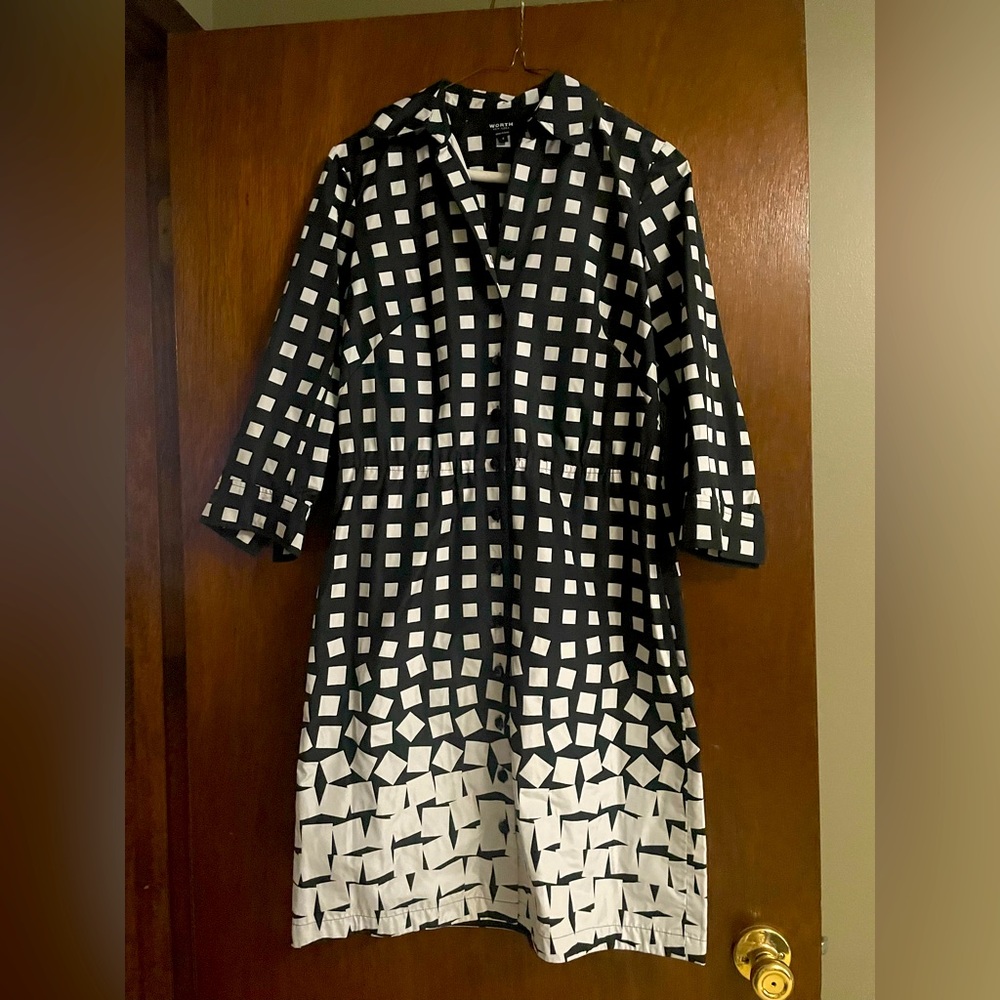 Black and white dress